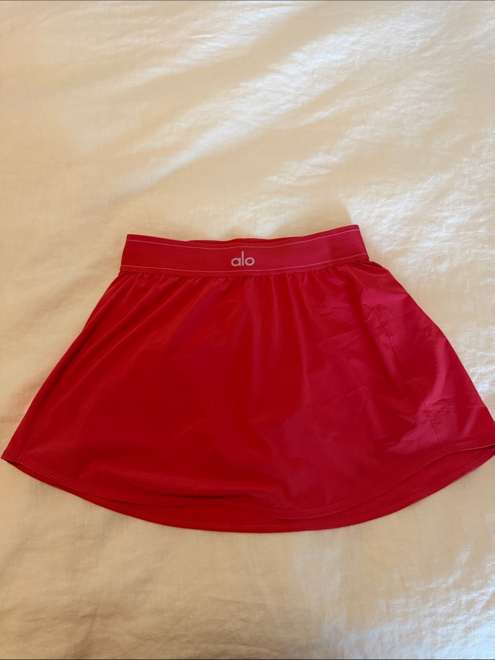 ALO Yoga Red Circle Skater Skirt